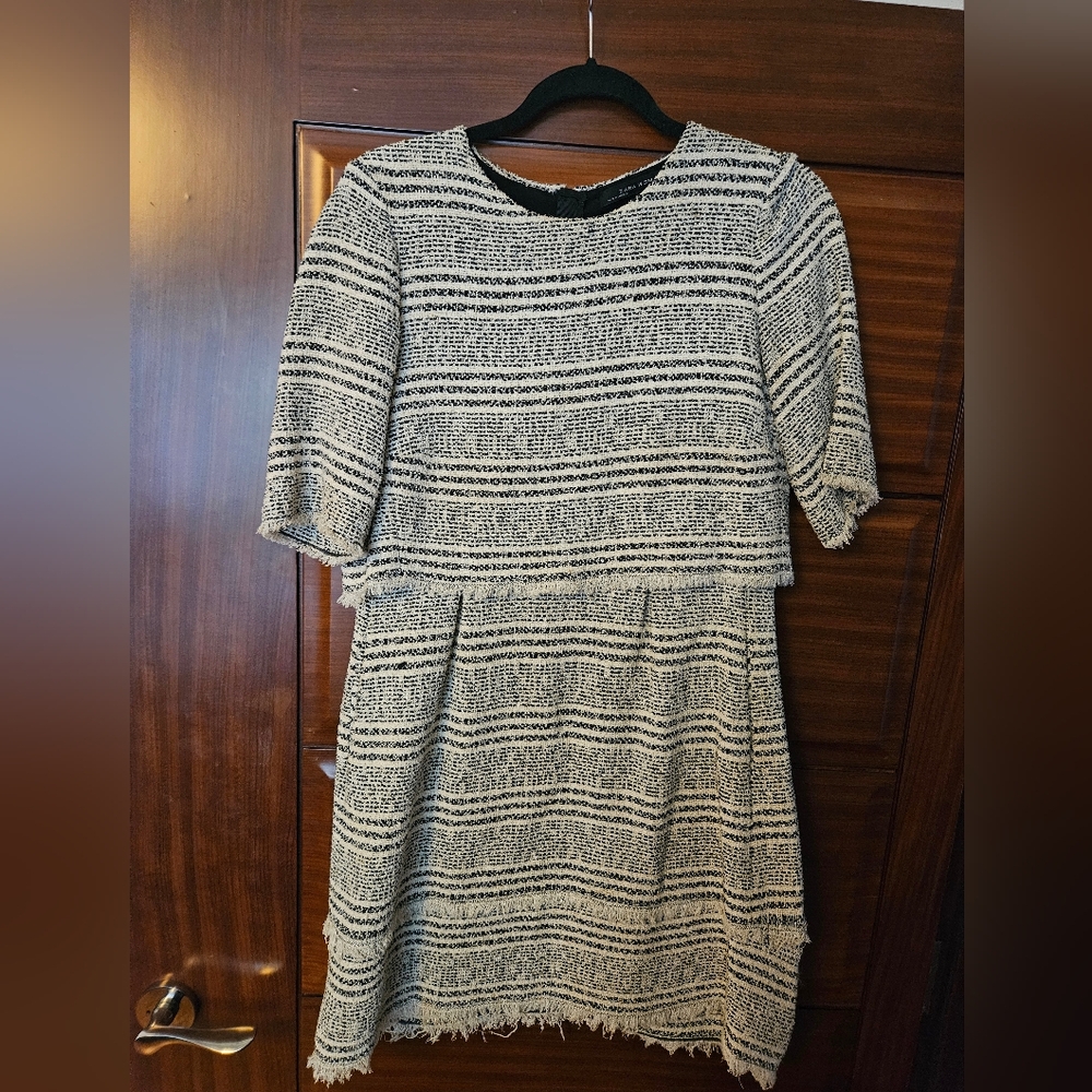 Zara Tweed Mini Dress